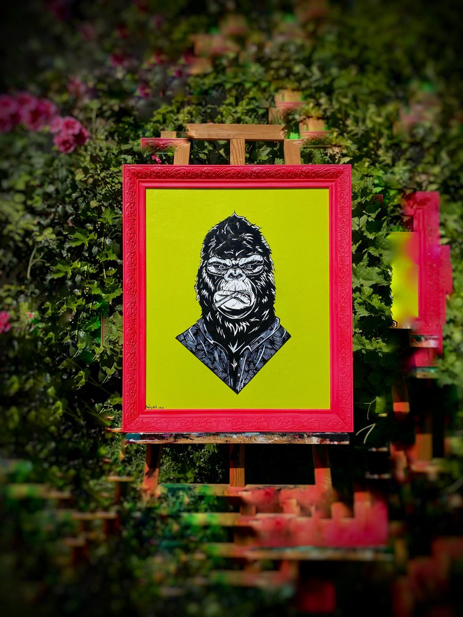 Wise guys. Gorilla by Malyarr