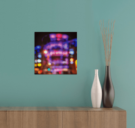 City Lights 5. Limited Edition Abstract Photograph Print  #1/15. Nighttime abstract photography series.