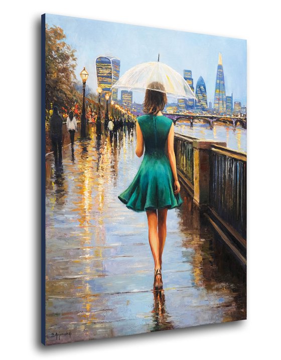 A Rainy Walk in London