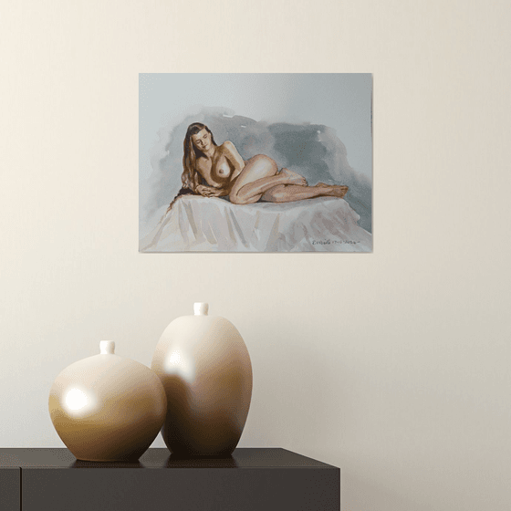 Reclining female nude