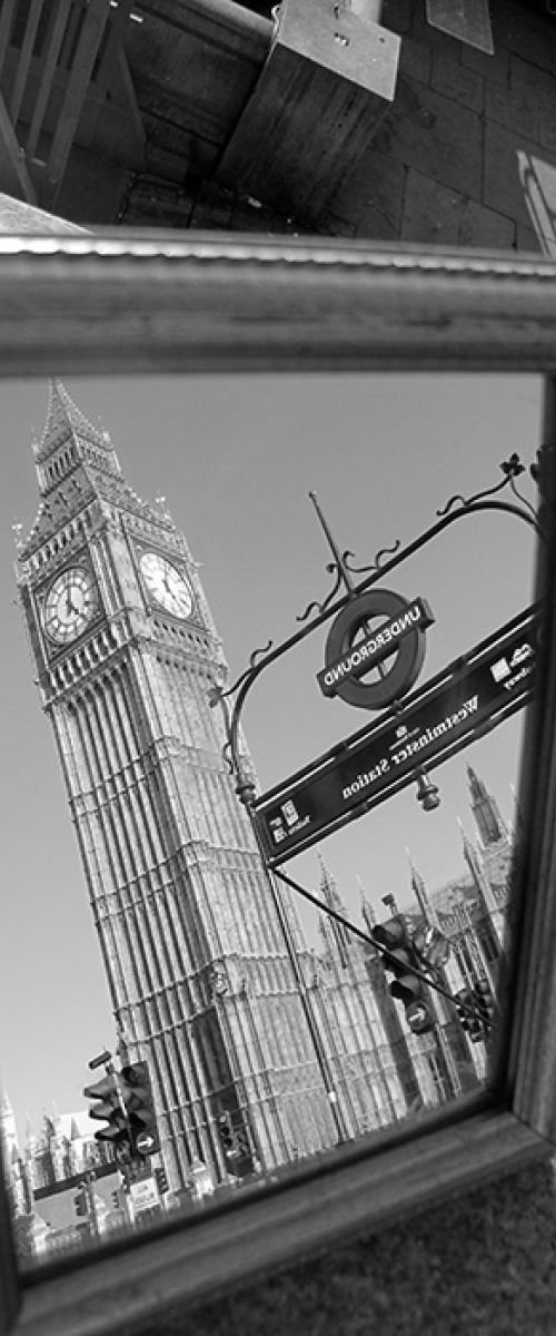 WESTMINSTER STATION‏ B&W (LIMITED EDITION 1/200) 10" X 8" by Laura Fitzpatrick