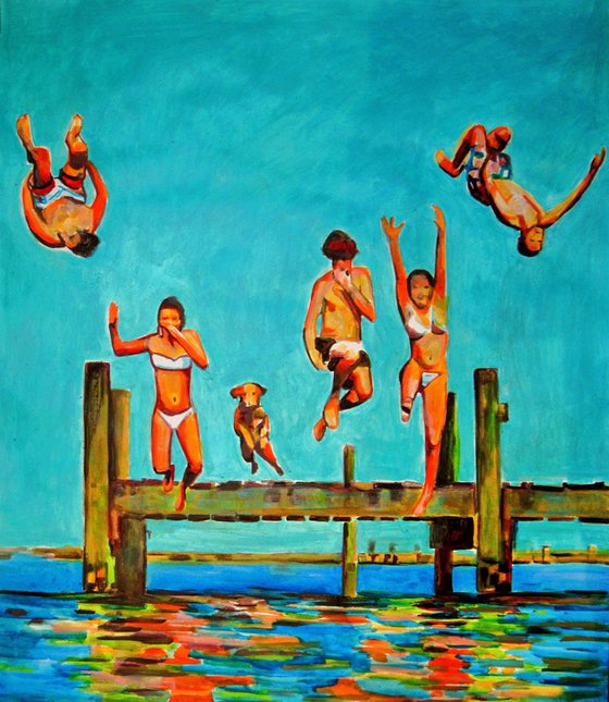 Jump / 72 x 62 cm