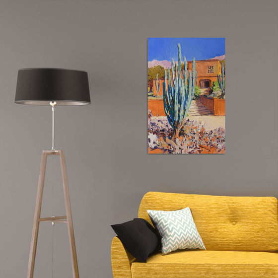 Cactus and House