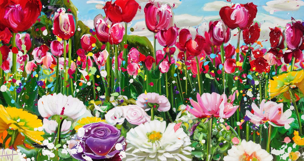 Everything Felt Like Summer By Angie Wright, 59 X 31, Artwork For Sale On Artfinder