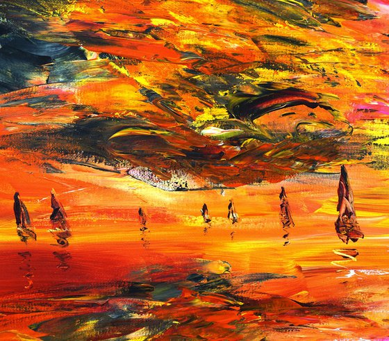 Evening Sailing Boats XL 1