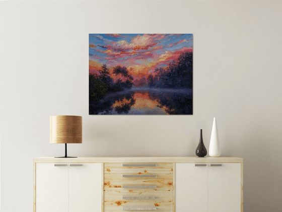 "Sunset on the River"