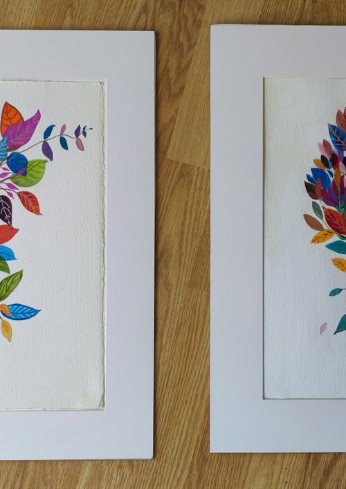 ALL THE SEASONS diptych by Chrissy Guest