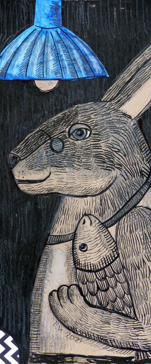 Fancy Fish Dinner by Elizabeth Vlasova