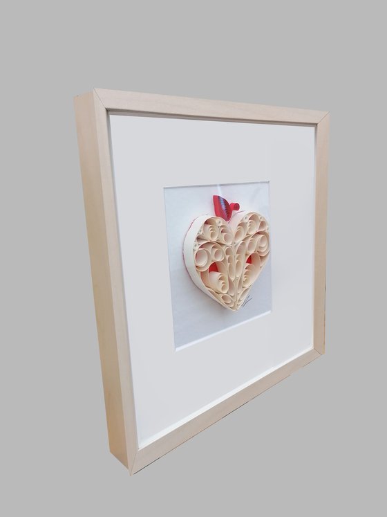 Quilling Red Heart