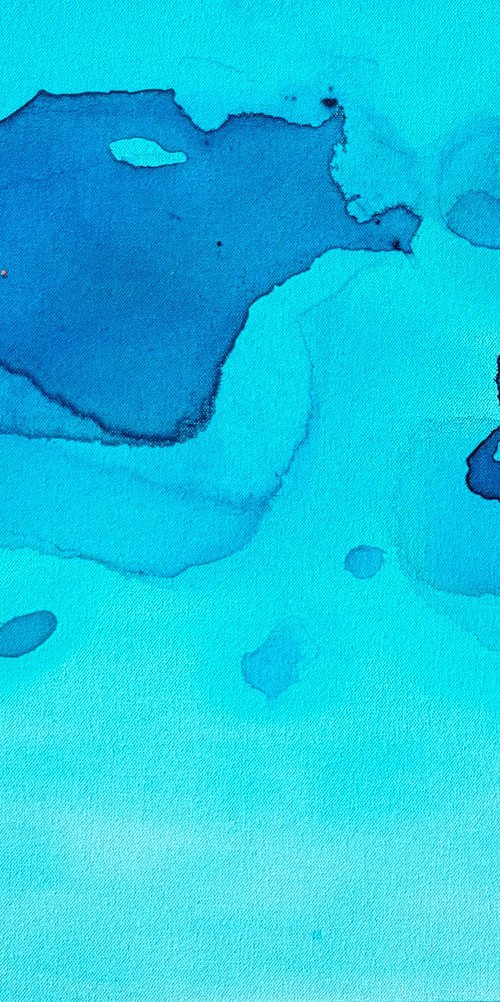 Blue Bay | Ke Waena 50x60cm by Yuliya  Martynova