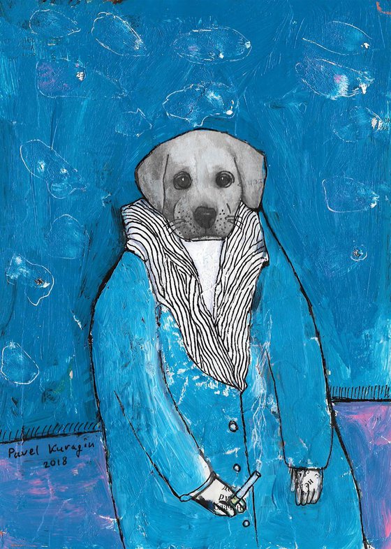 Smoking dog #2