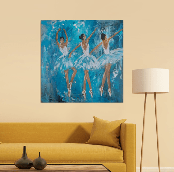 Dance in blue