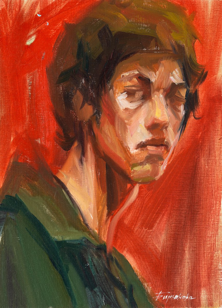 Portrait Study #2 by Lyubov Biryukova