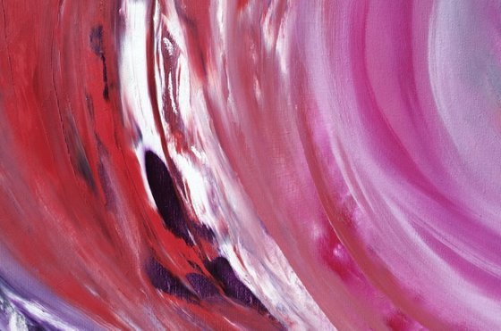 Profonda anima, 100x70 cm, Deep edge, LARGE XL, Original abstract painting, oil on canvas