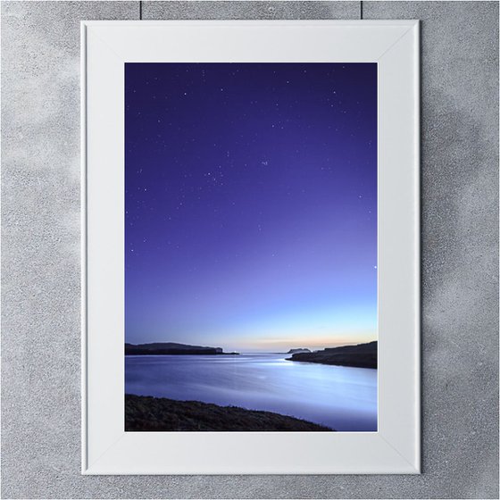 Stargazer   - stars on purple sky