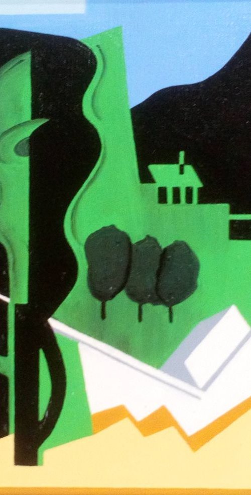 Village Twilight. by Paul Heron