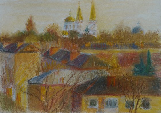 Quarantine. View from window 2.