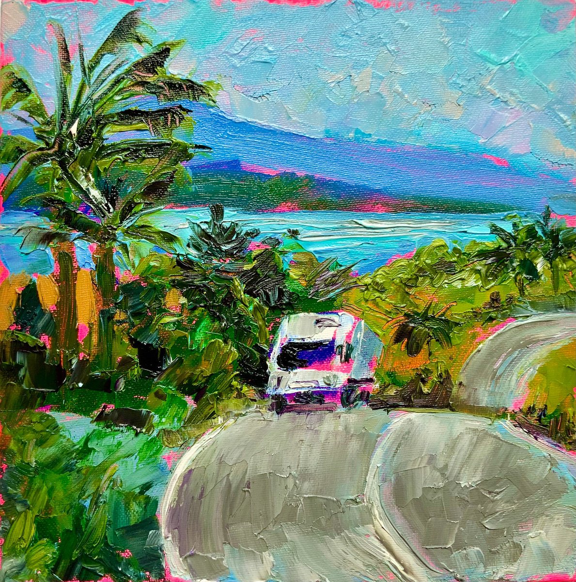 Hawaii Road - coast, tropical, travel by Alexandra Jagoda (Ovcharenko)