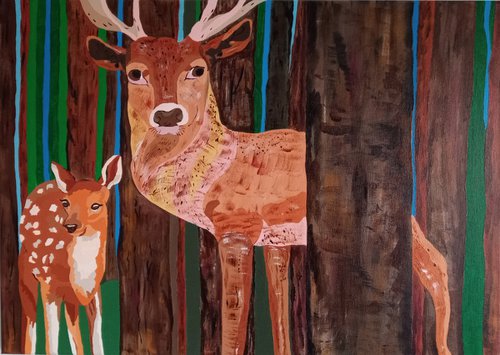 The Proud Stag by Corinne Hamer