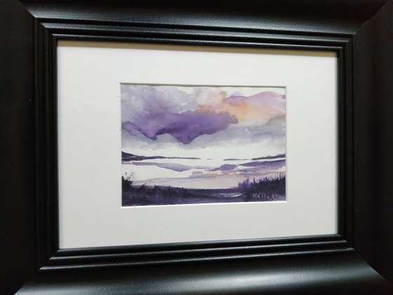 Highlands scenery, set of 6 paintings