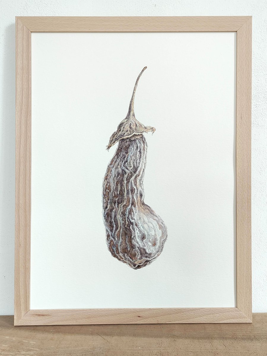 Eggplant...wilting by Yana Dulger