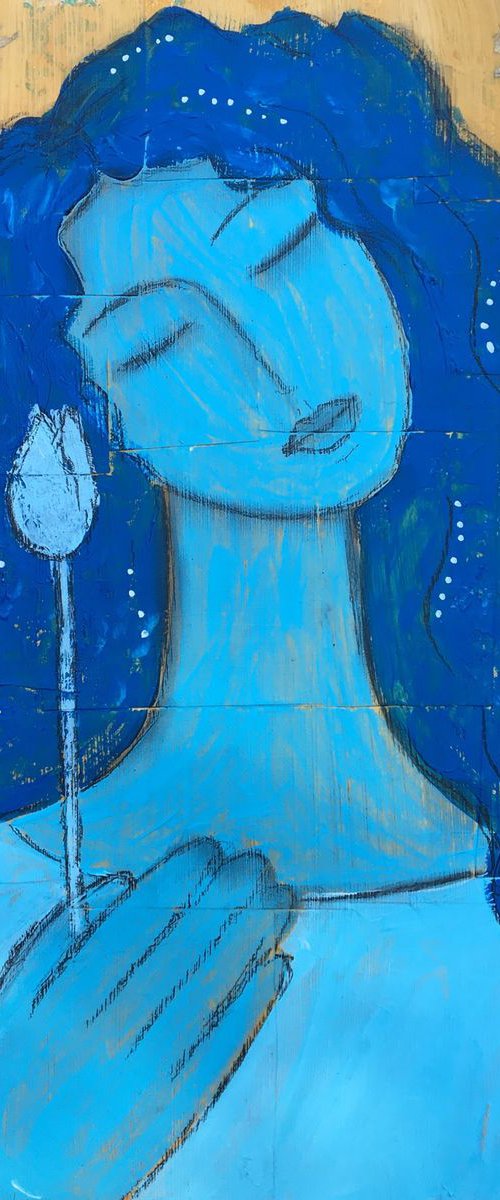 Girl with a tulip by Anya Getter