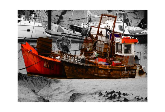 Red Bow on the Fishing Fleet