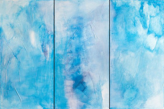 Hold my Breath (triptych) 3x(50x100x4cm)