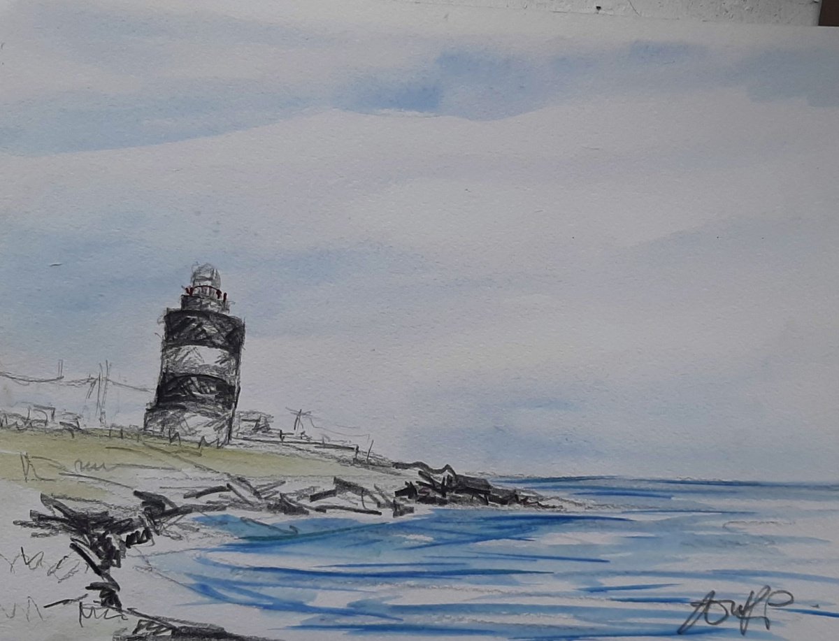 Morning over Hook Head Lighthouse by Niki Purcell - Irish Landscape Painting