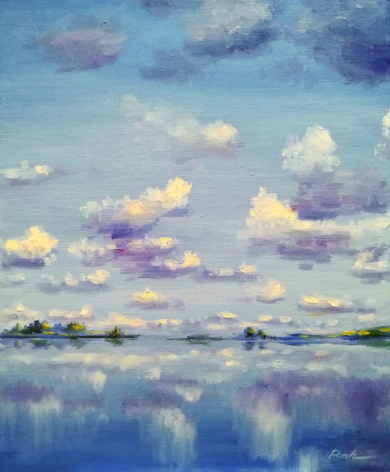 Heavenly landscape 4 (53x63 cm)