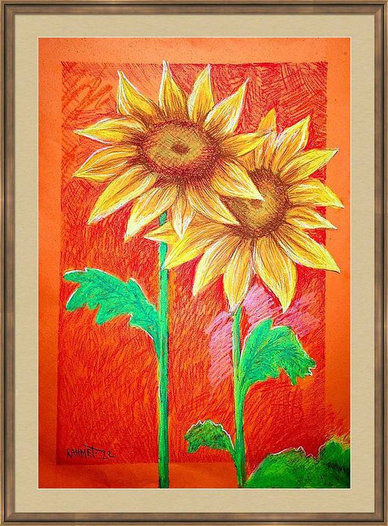 Two Sunflowers