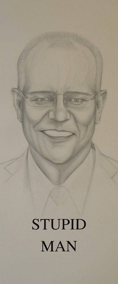 ScoMo (Stupid Man) by Mackenzie Scott Clowes