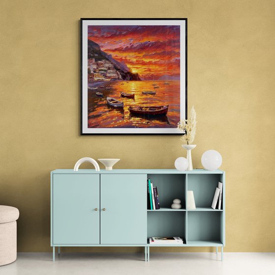 "Evening Magic of Amalfi"