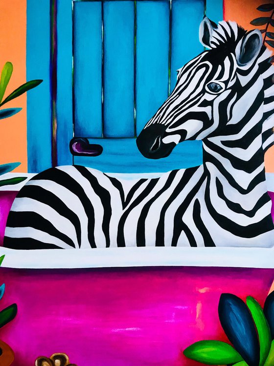 ZeBrA iN tHe BaTh