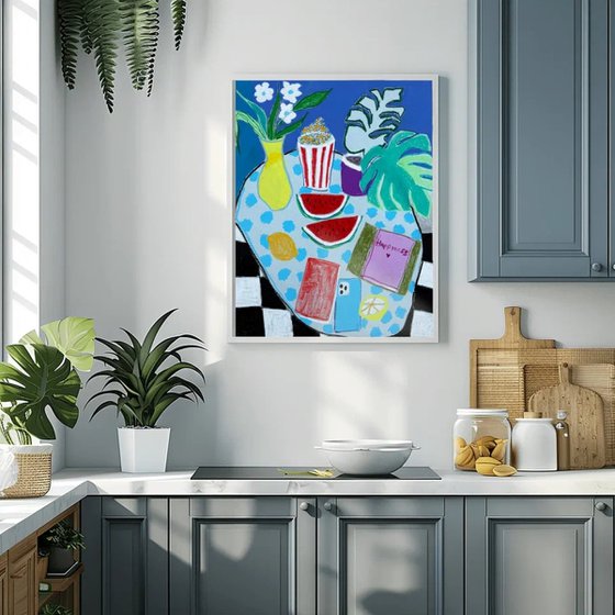 Moments of Summer on a Quiet Table