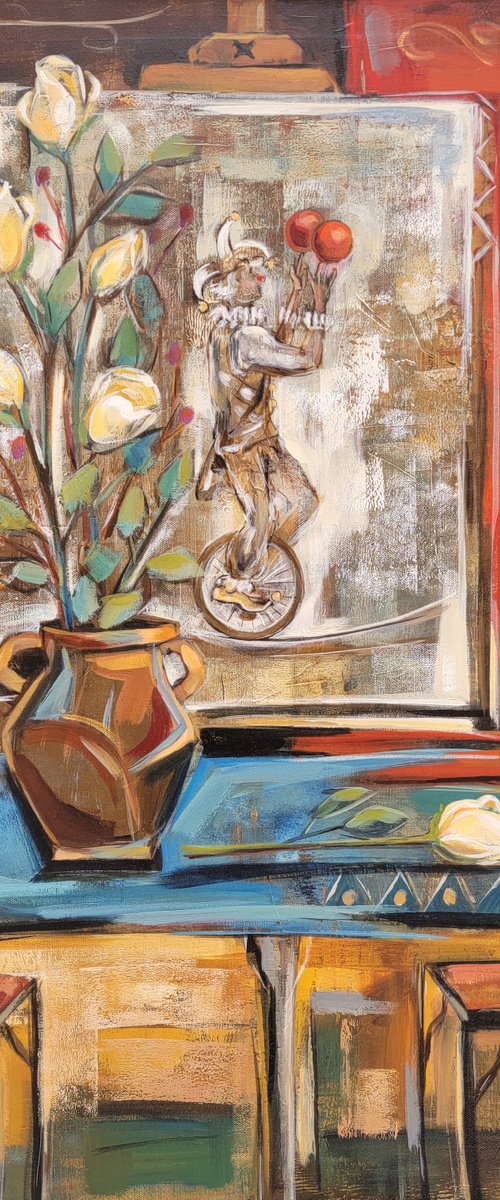 Interior with Unicycle by Silvia  Vassileva