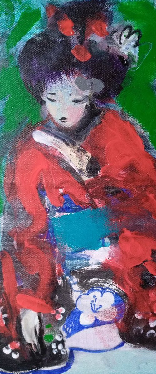 Little gheisa by Marina Del Pozo