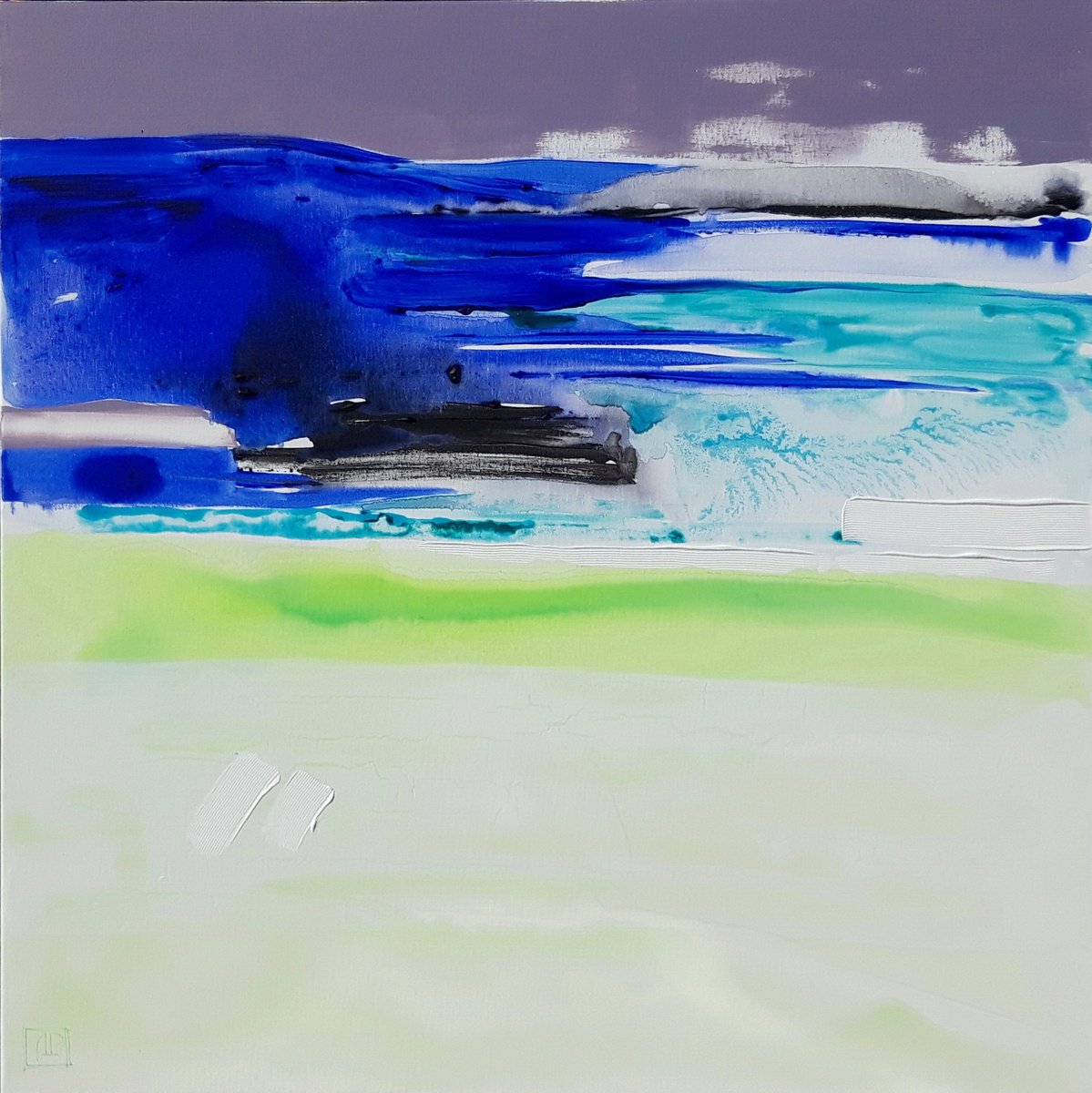 Light Water By Lesya Ros, 35 X 35, Artwork For Sale On Artfinder