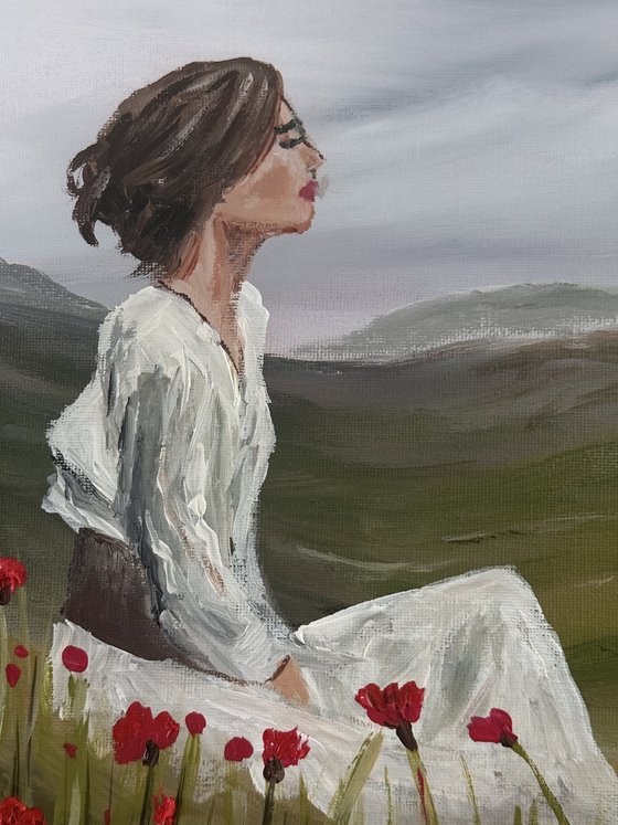 Tranquility In The Poppy Fields