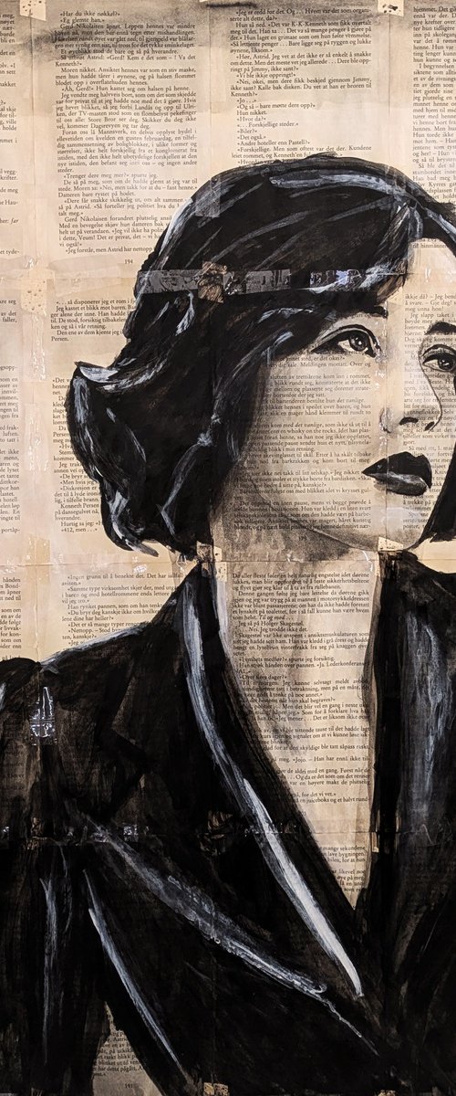 Girl from Retro New York #2 #4 by Valera Hrishanin