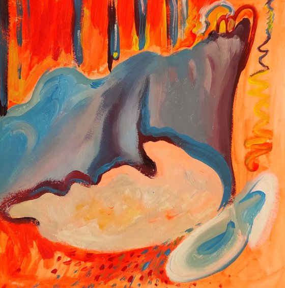 Connecting to the future. Diptych