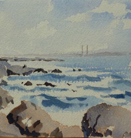 Martello Tower, Red Rock by Maire Flanagan