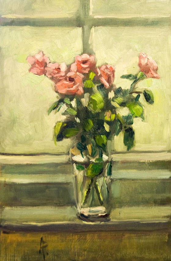 Roses on Sill 2