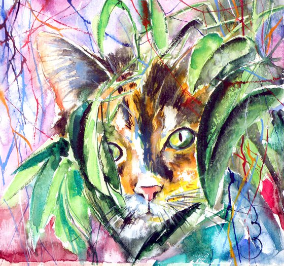 Playing cat
