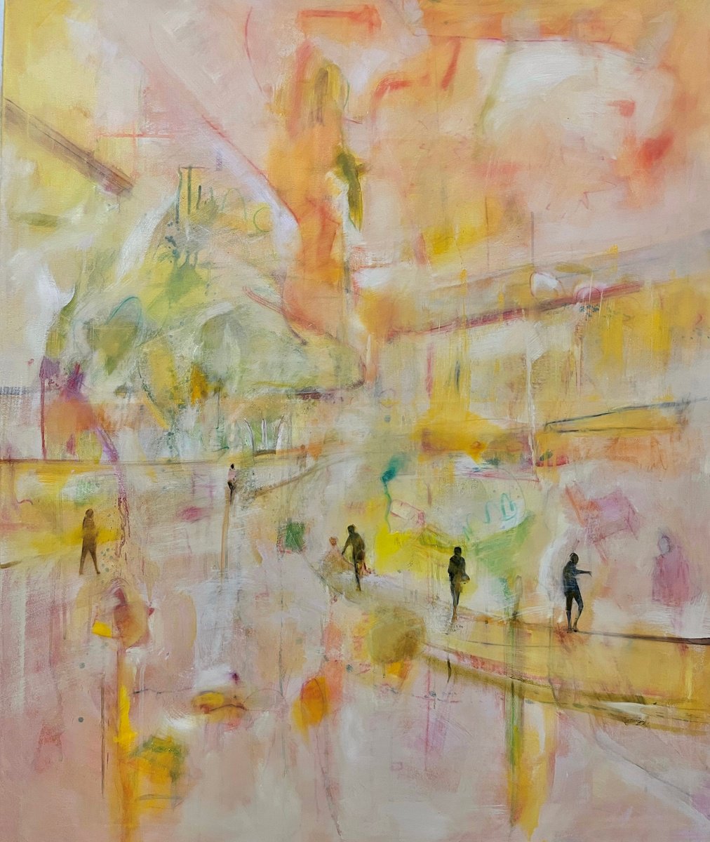Expressive Oil Painting , Emilialana By Romuald Mulk Musiolik, 39 X 47, Artwork For Sale On Artfinder