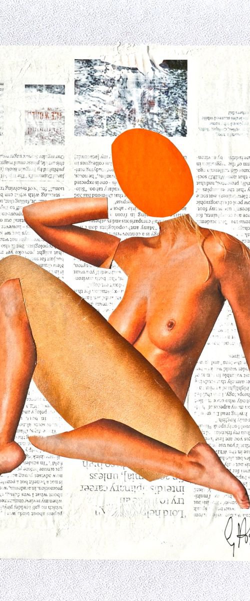 Orange Nude by Geoff Howard