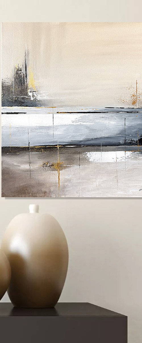 Held Between Light and Matter by Tatiana Malinovscaia