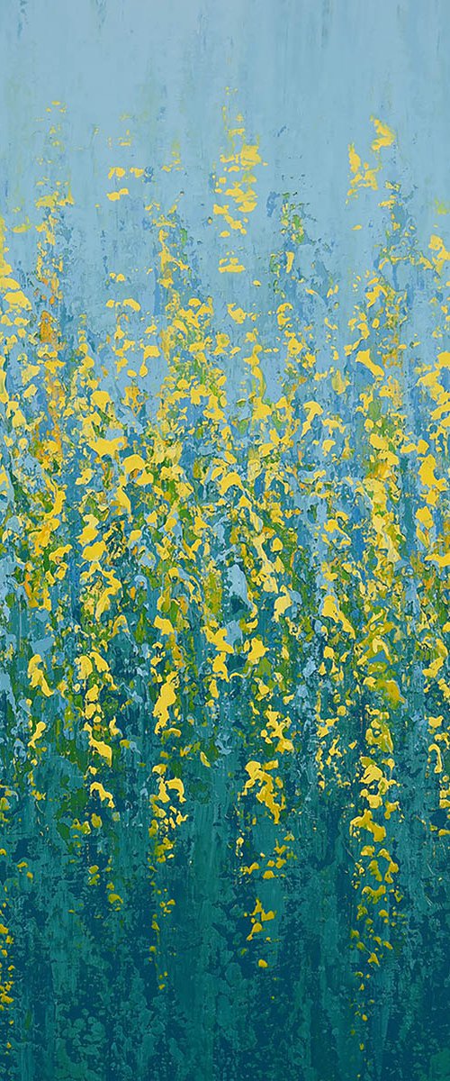 Yellow Flowers - Flower Field by Suzanne Vaughan