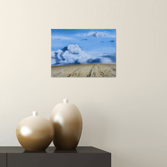 Field and clouds | Small