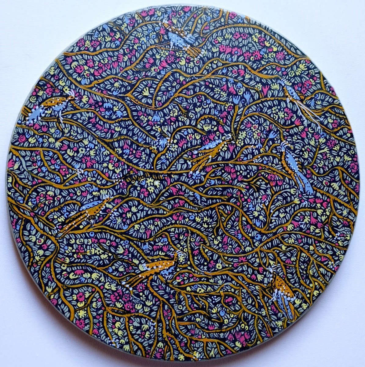 Naive Acrylic Painting , Beautiful Spring By Tetiana Osadchuk, 12 X 12, Artwork For Sale On Artfinder